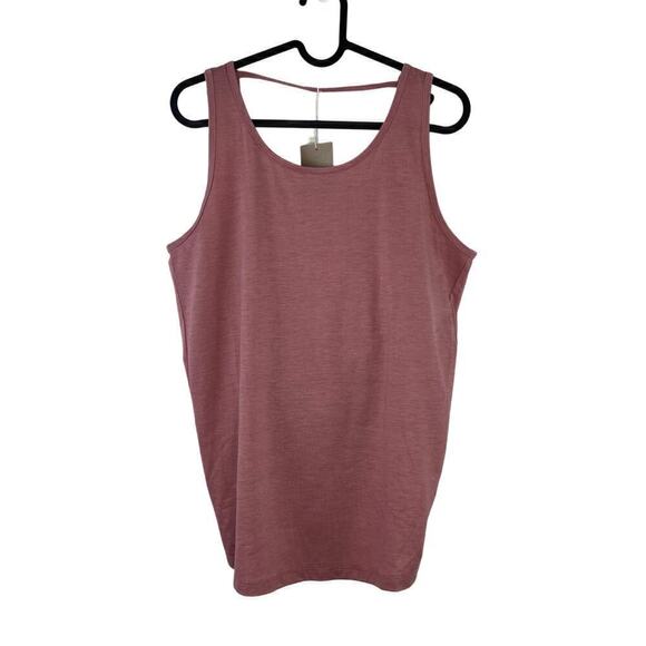 NWT Icyzone Women's Pink Open Back Twist Strappy Athletic Tank Size Medium - Picture 2 of 7